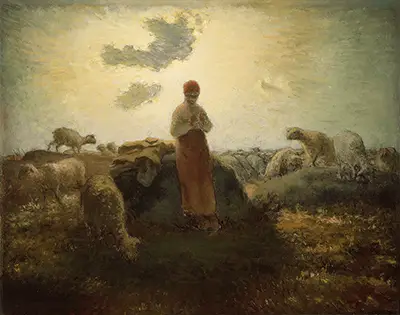 The Keeper of the Herd Jean-Francois Millet